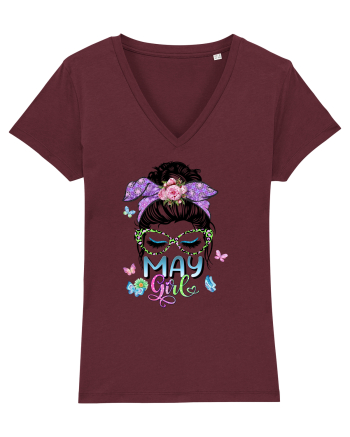 I am a May Girl Taur Taurus Burgundy