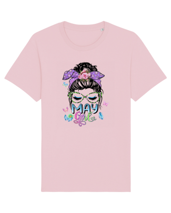 I am a May Girl Taur Taurus Cotton Pink