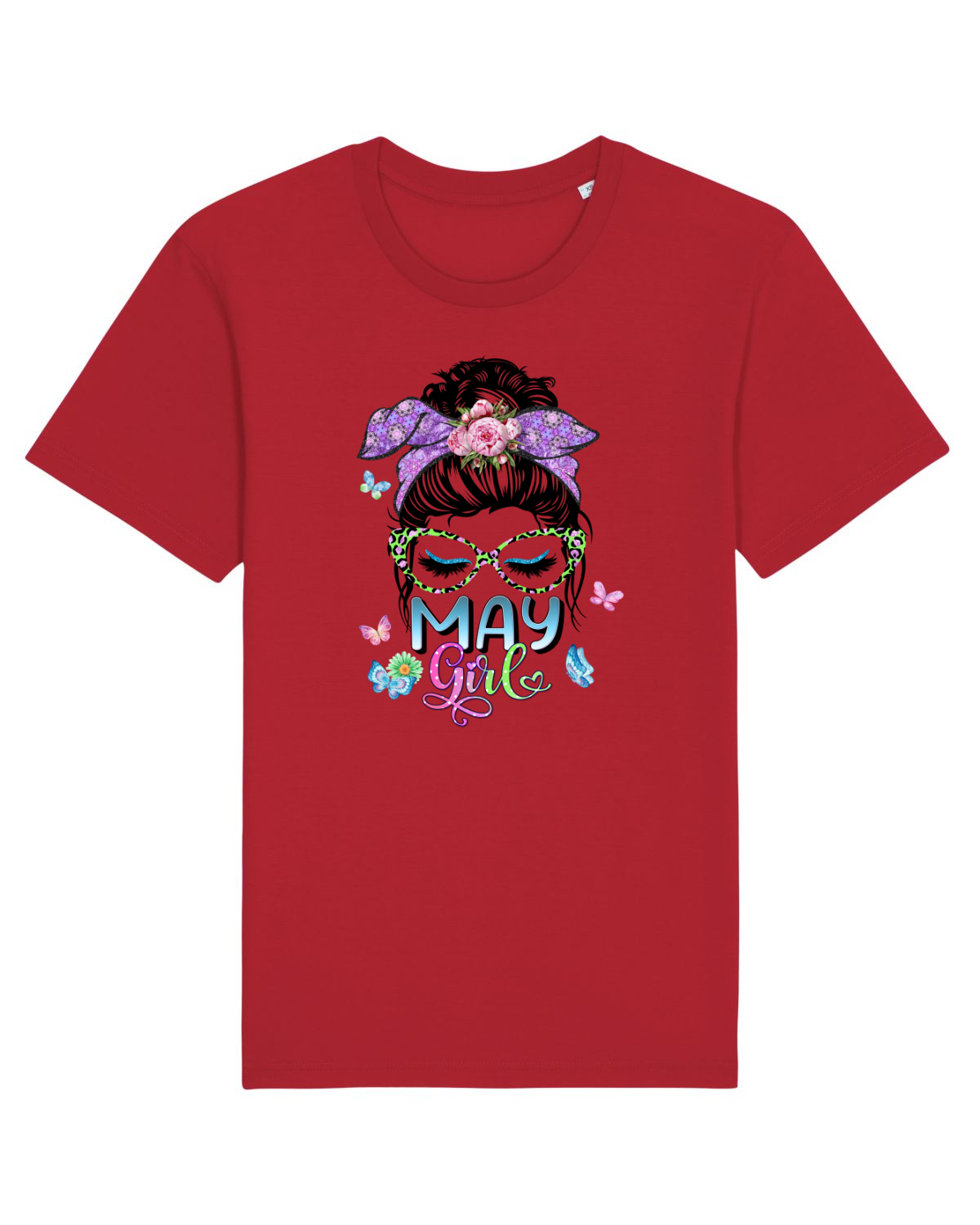 Tricou mânecă scurtă Unisex Rocker Red