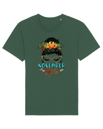 I am a November Girl Scorpio Scorpion Bottle Green