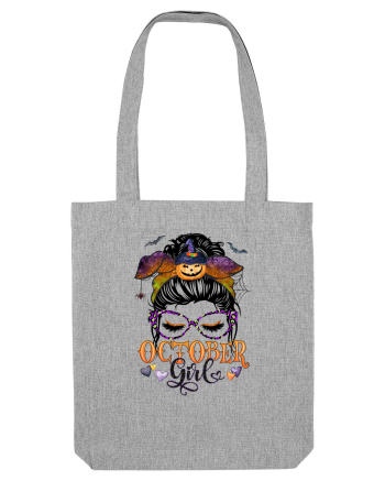 I am a October Girl - Autumn Balanta Libra Heather Grey