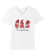 Love my Gnomies Tricou mânecă scurtă guler V Bărbat Presenter