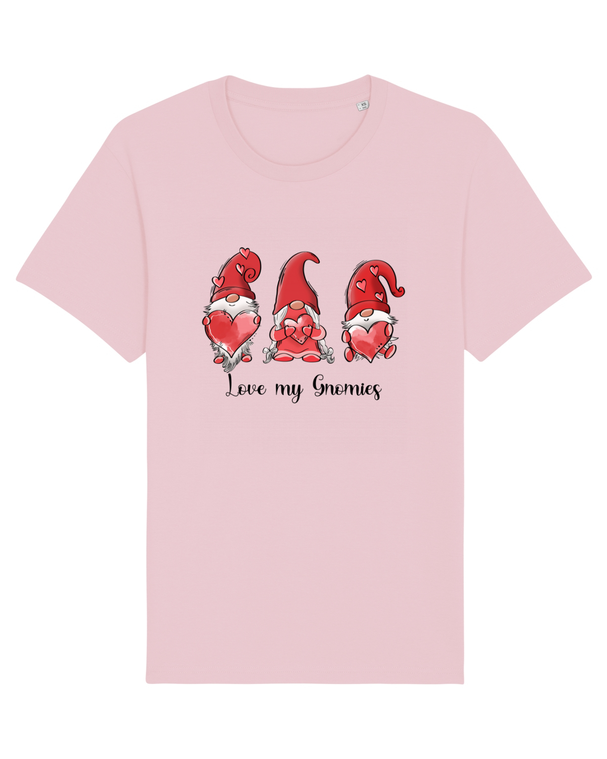 Tricou mânecă scurtă Unisex Rocker Cotton Pink
