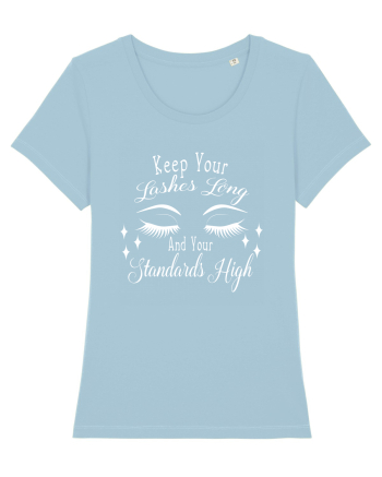 Keep your lashes long and Sky Blue