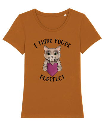 I Think You're Purrfect Roasted Orange