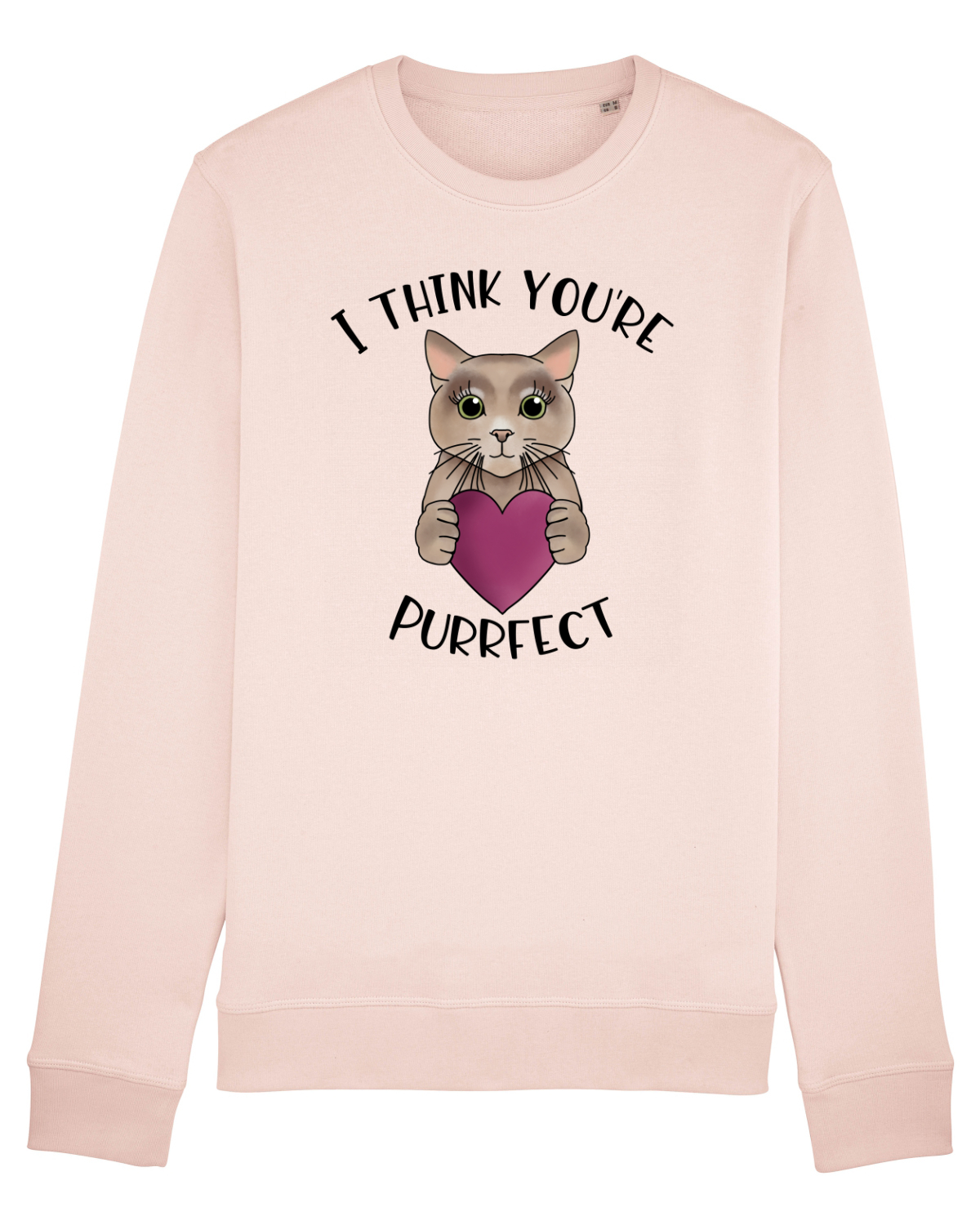 Bluză mânecă lungă Unisex Rise Candy Pink