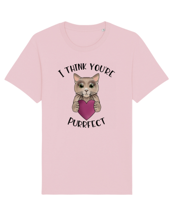 I Think You're Purrfect Cotton Pink