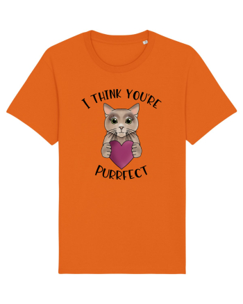 I Think You're Purrfect Bright Orange