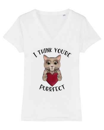 I Think You're Purrfect White