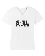 SOUL STORM - black Tricou mânecă scurtă guler V Bărbat Presenter