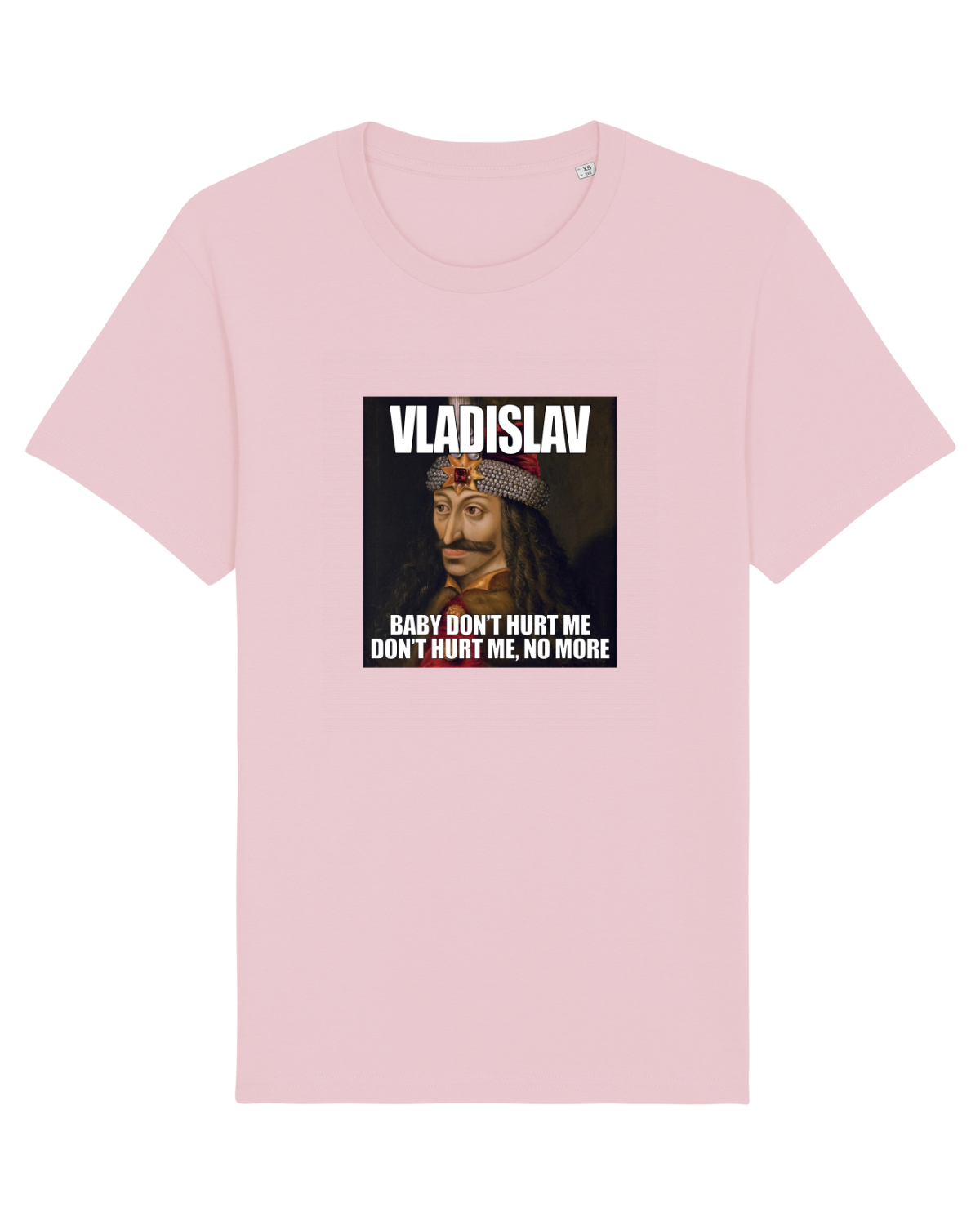 Tricou mânecă scurtă Unisex Rocker Cotton Pink