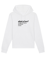 What is love? (negru) Hanorac Unisex Drummer