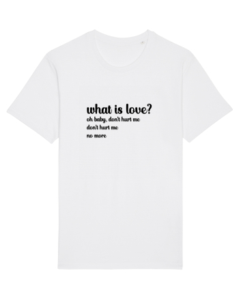 What is love? (negru) White