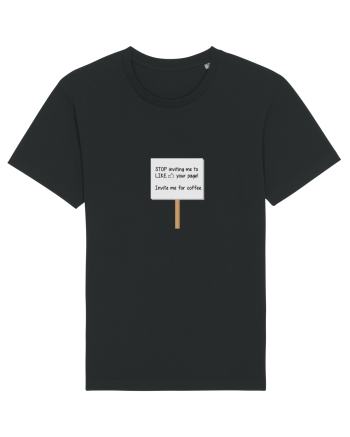 Coffee Invitation Black