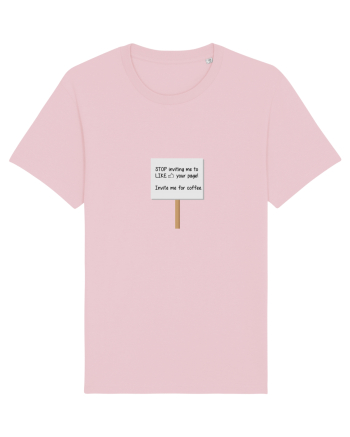 Coffee Invitation Cotton Pink