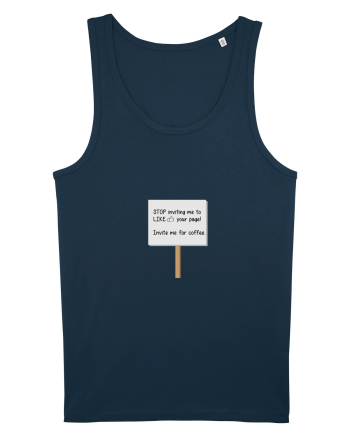 Coffee Invitation Navy