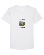 Bee Tricou mânecă scurtă guler larg Bărbat Skater