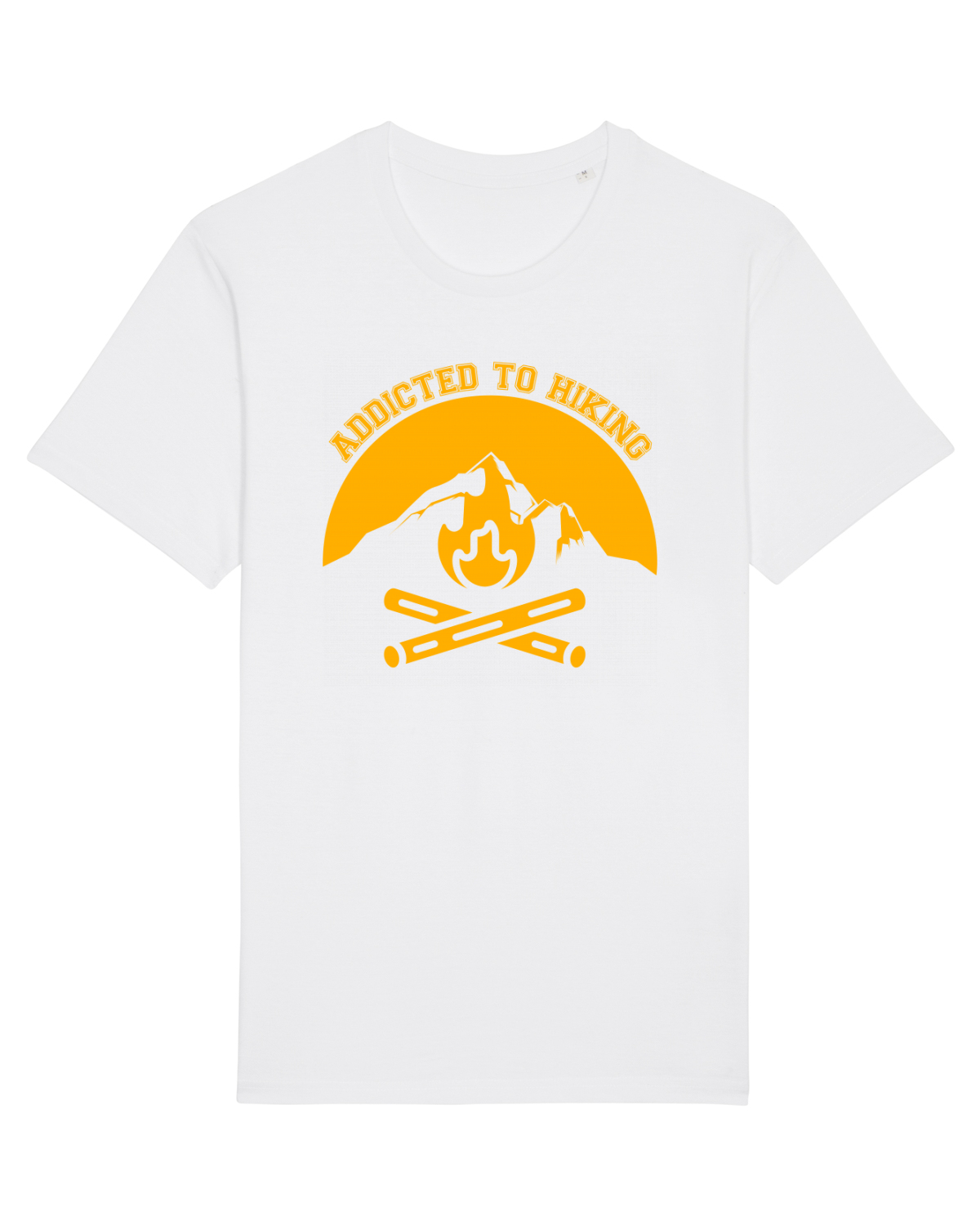 Tricou mânecă scurtă Unisex Rocker White
