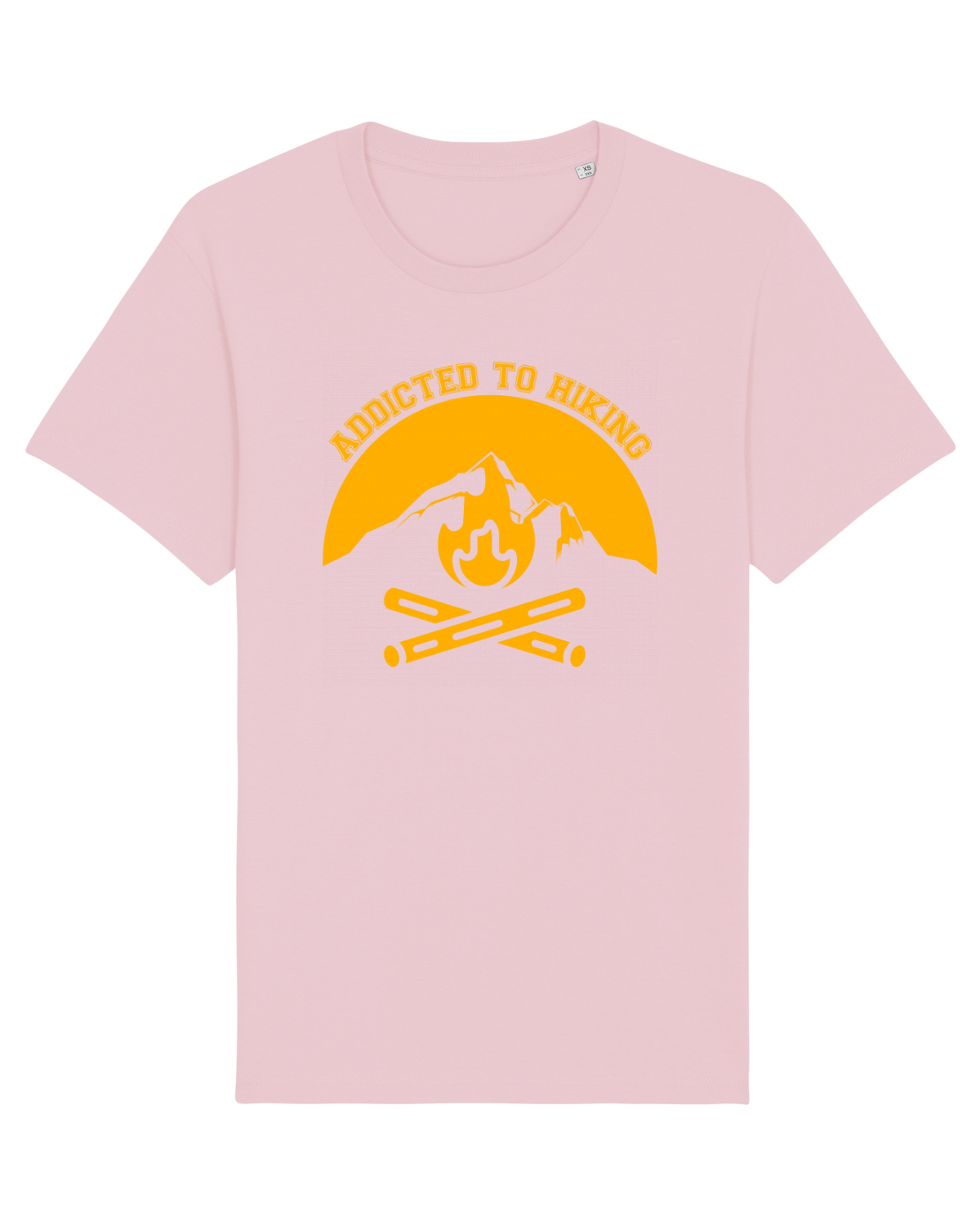 Tricou mânecă scurtă Unisex Rocker Cotton Pink