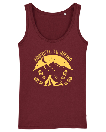 Addicted To Hiking Burgundy