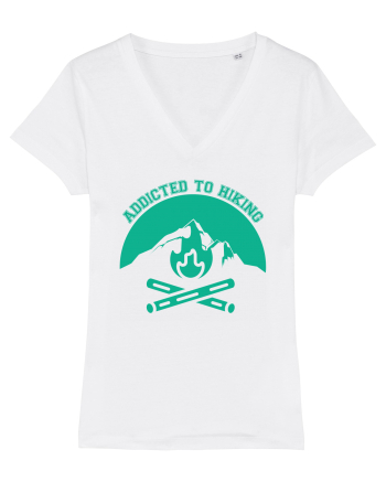 Addicted To Hiking White
