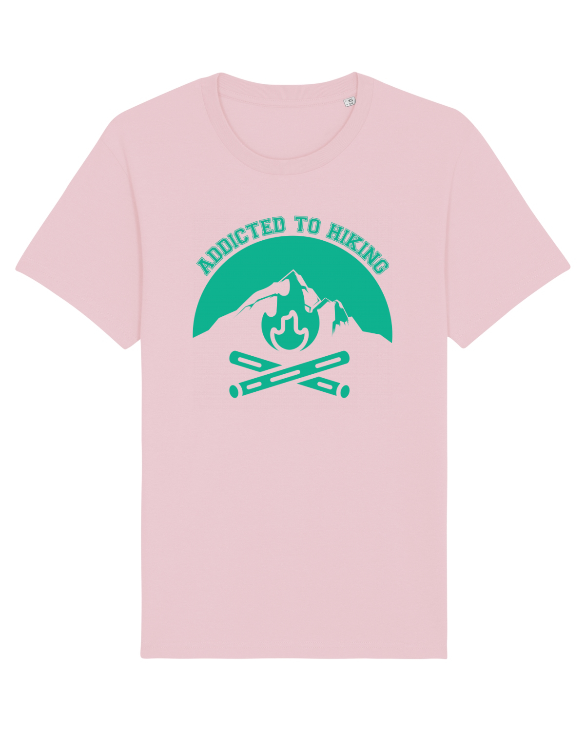 Tricou mânecă scurtă Unisex Rocker Cotton Pink