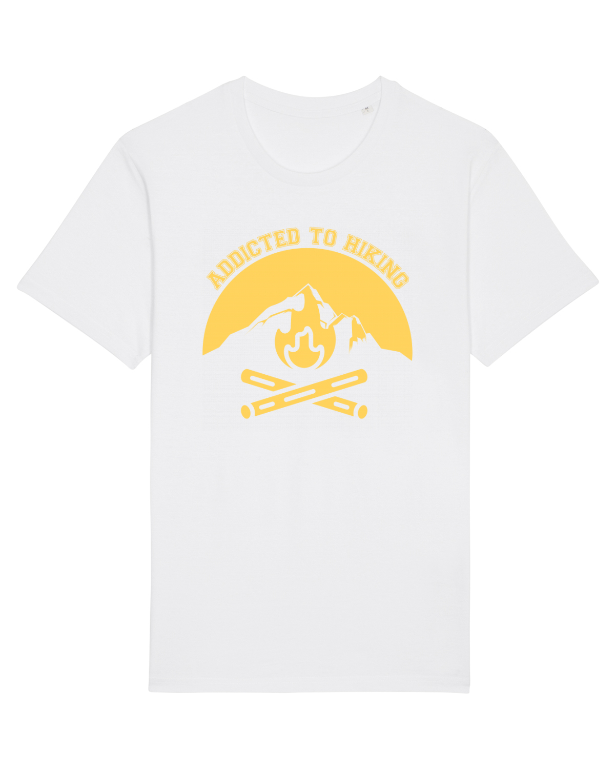Tricou mânecă scurtă Unisex Rocker White