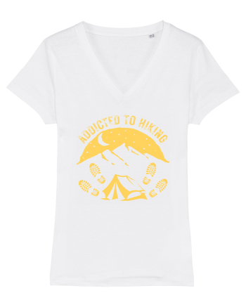 Addicted To Hiking White