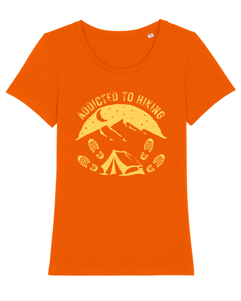 Addicted To Hiking Bright Orange
