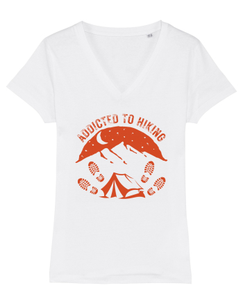 Addicted To Hiking White