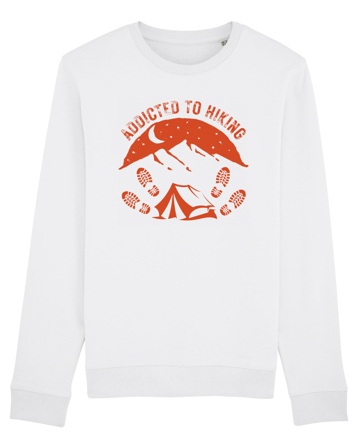 Bluză mânecă lungă Unisex Rise White