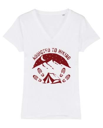 Addicted To Hiking White