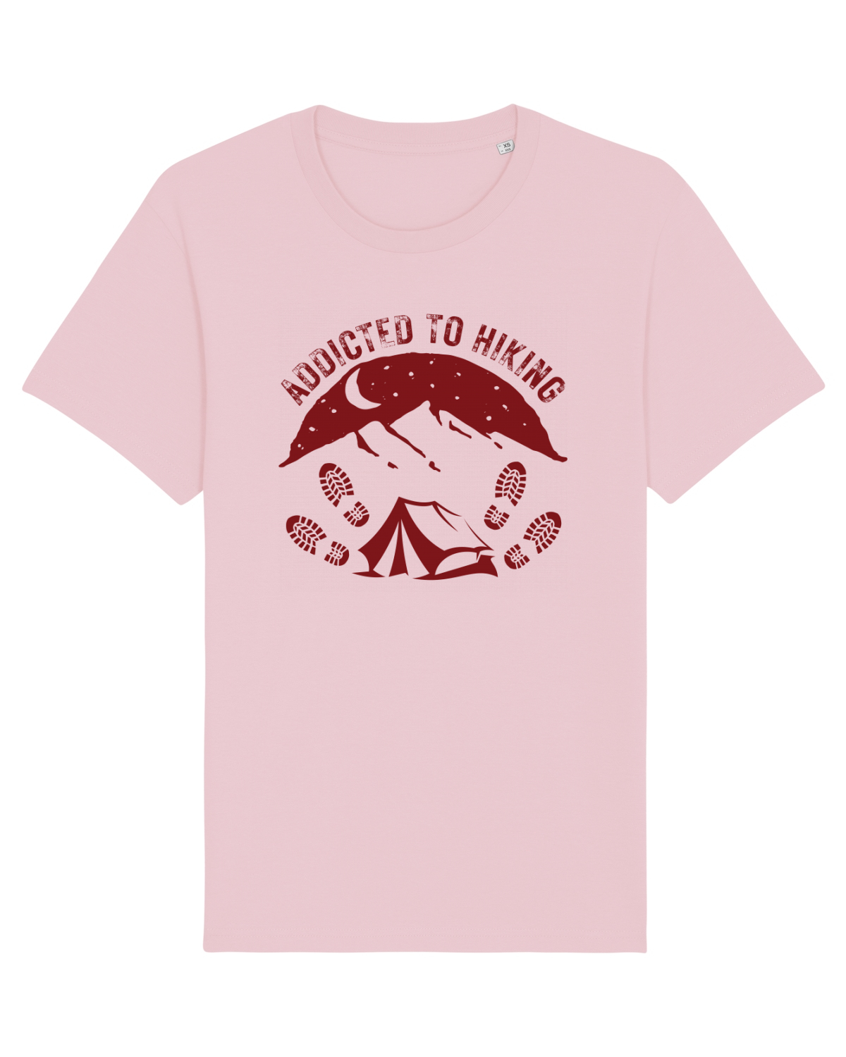 Tricou mânecă scurtă Unisex Rocker Cotton Pink