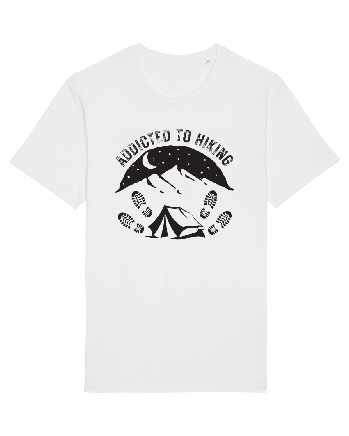 Tricou mânecă scurtă Unisex Rocker White