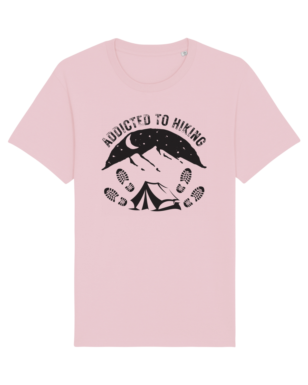 Tricou mânecă scurtă Unisex Rocker Cotton Pink