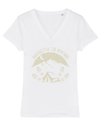 Addicted To Hiking White