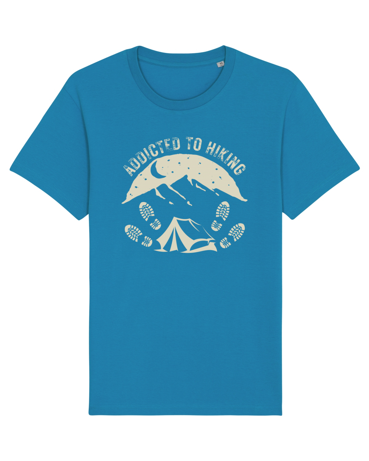 Tricou mânecă scurtă Unisex Rocker Azur
