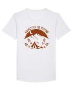 Addicted To Hiking Tricou mânecă scurtă guler larg Bărbat Skater