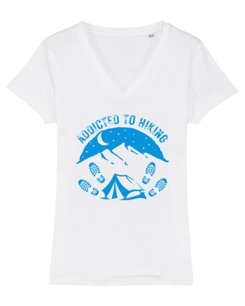 Addicted To Hiking White