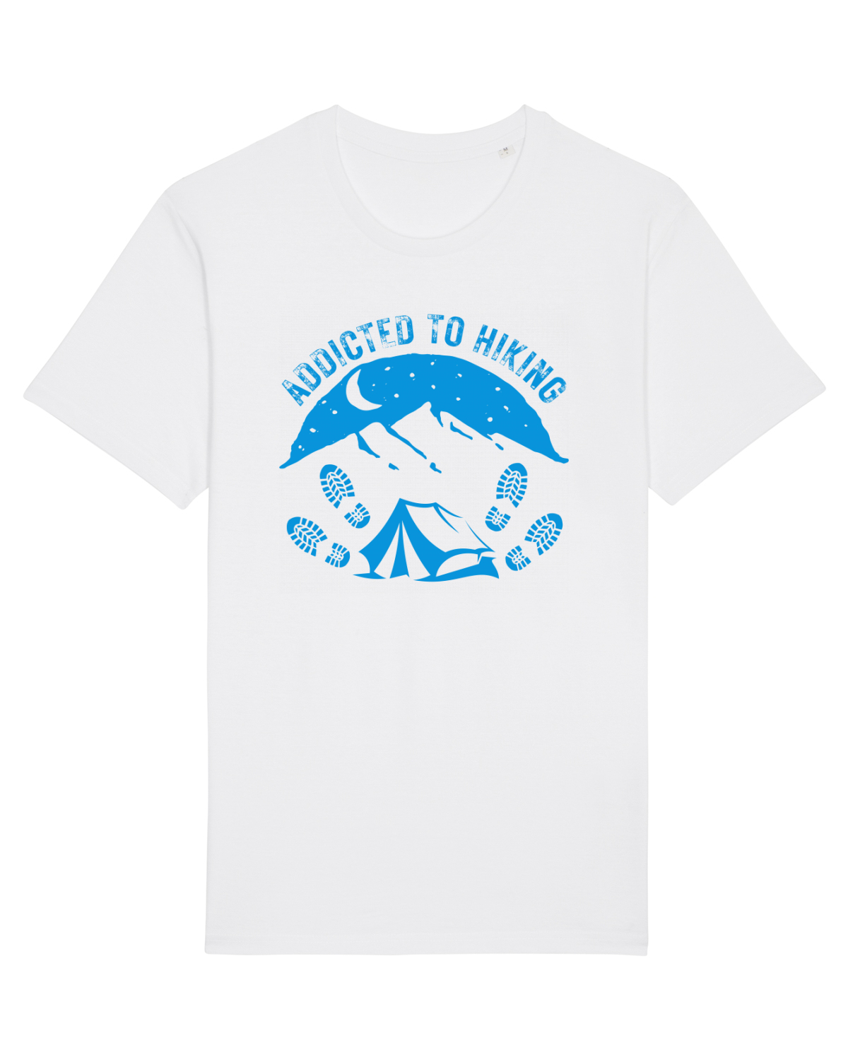 Tricou mânecă scurtă Unisex Rocker White