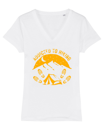Addicted To Hiking White