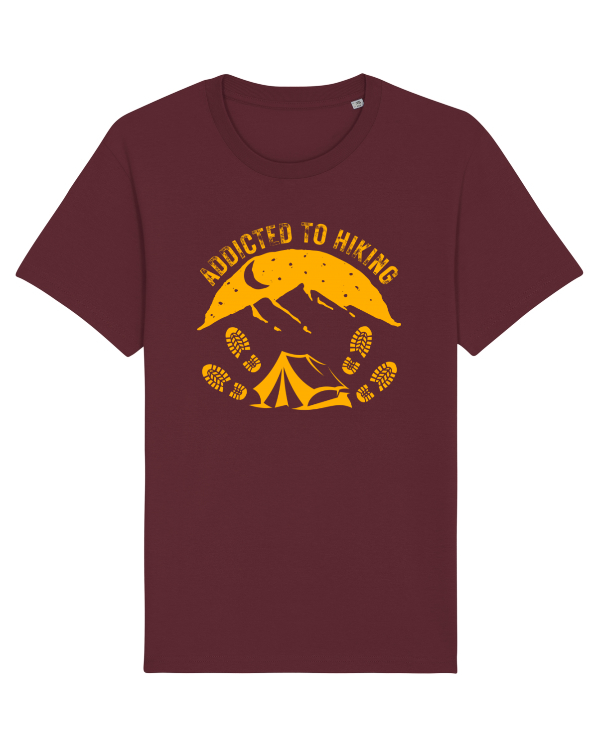 Tricou mânecă scurtă Unisex Rocker Burgundy