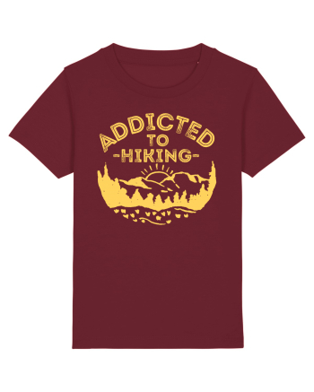 Addicted To Hiking Burgundy