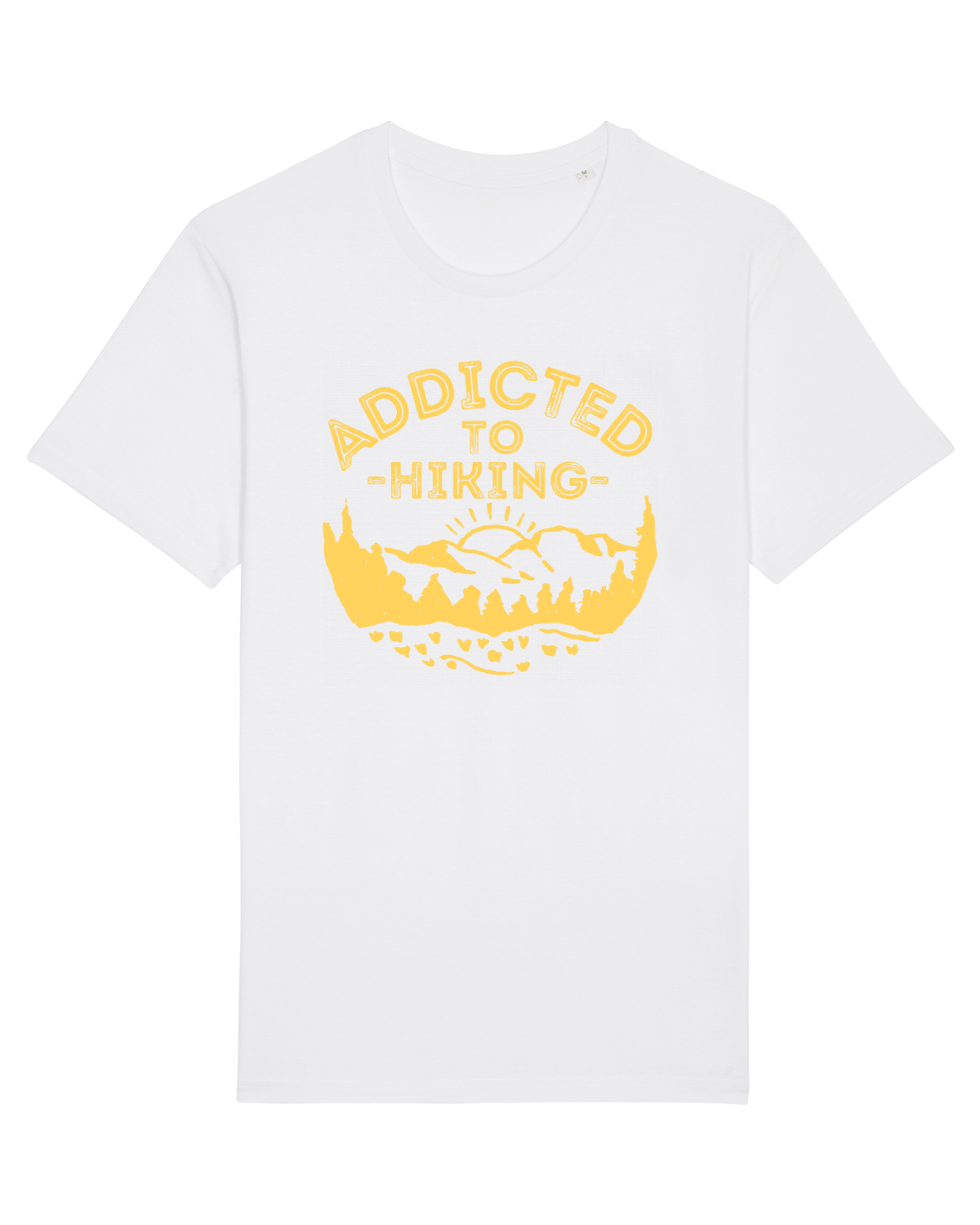 Tricou mânecă scurtă Unisex Rocker White