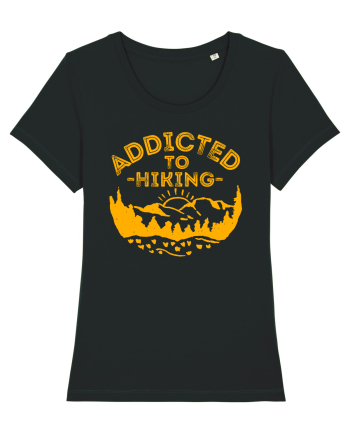 Addicted To Hiking Black