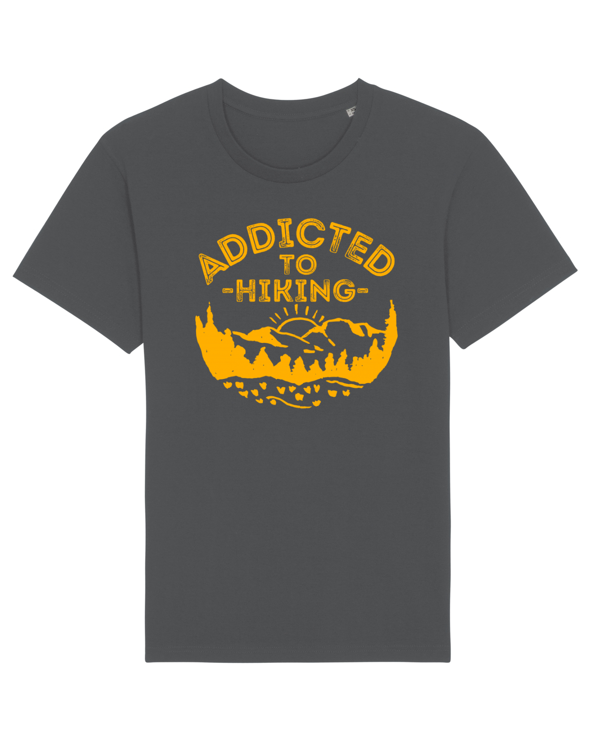 Tricou mânecă scurtă Unisex Rocker Anthracite