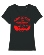 Addicted To Hiking Tricou mânecă scurtă guler larg fitted Damă Expresser