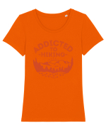 Addicted To Hiking Tricou mânecă scurtă guler larg fitted Damă Expresser