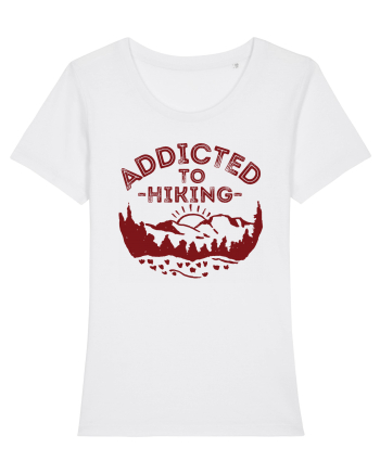 Addicted To Hiking White