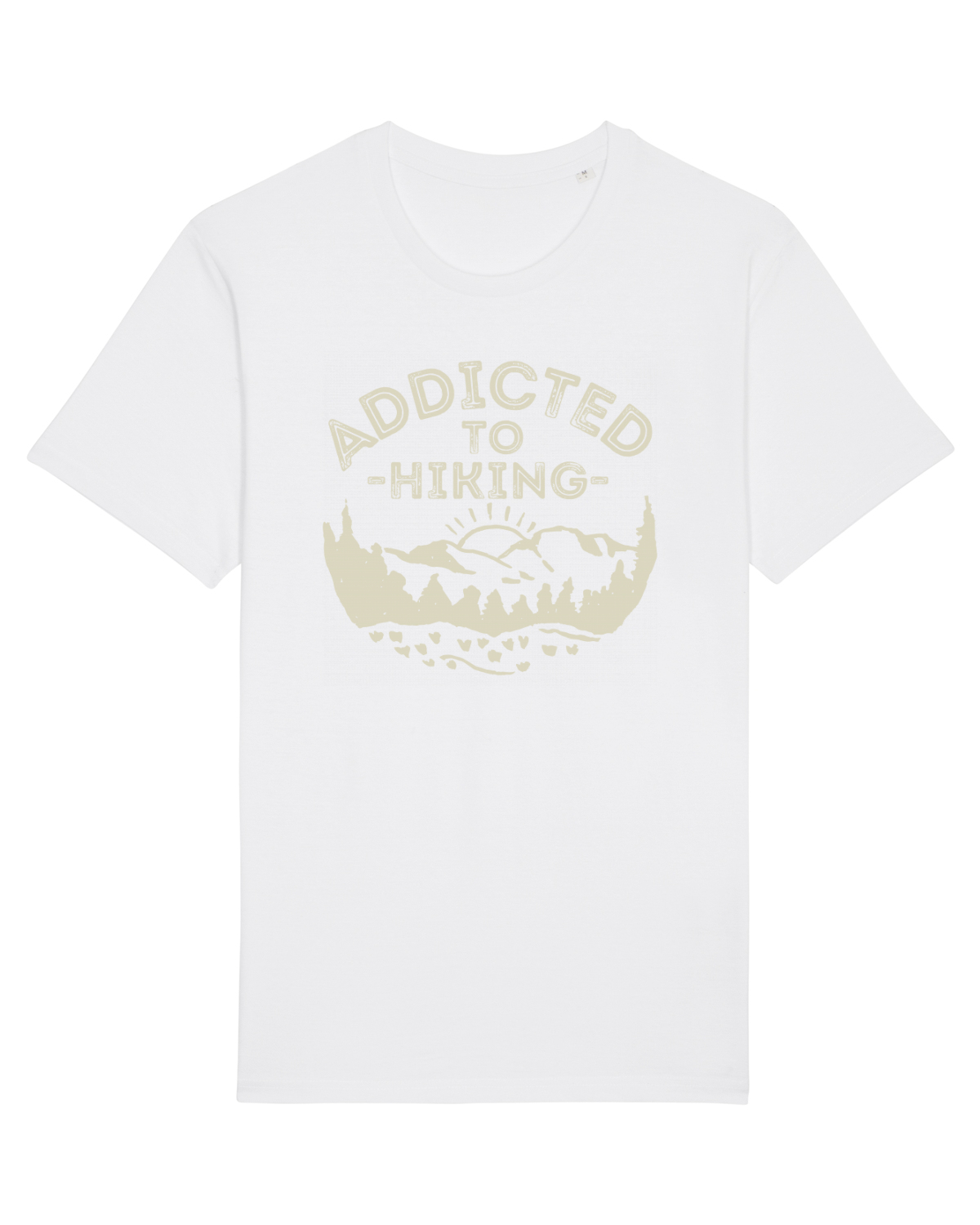 Tricou mânecă scurtă Unisex Rocker White